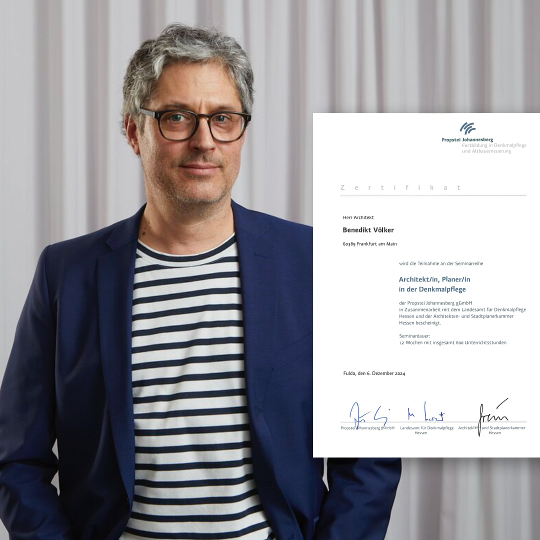 Benedikt Völker, Experte in der Denkmalpflege