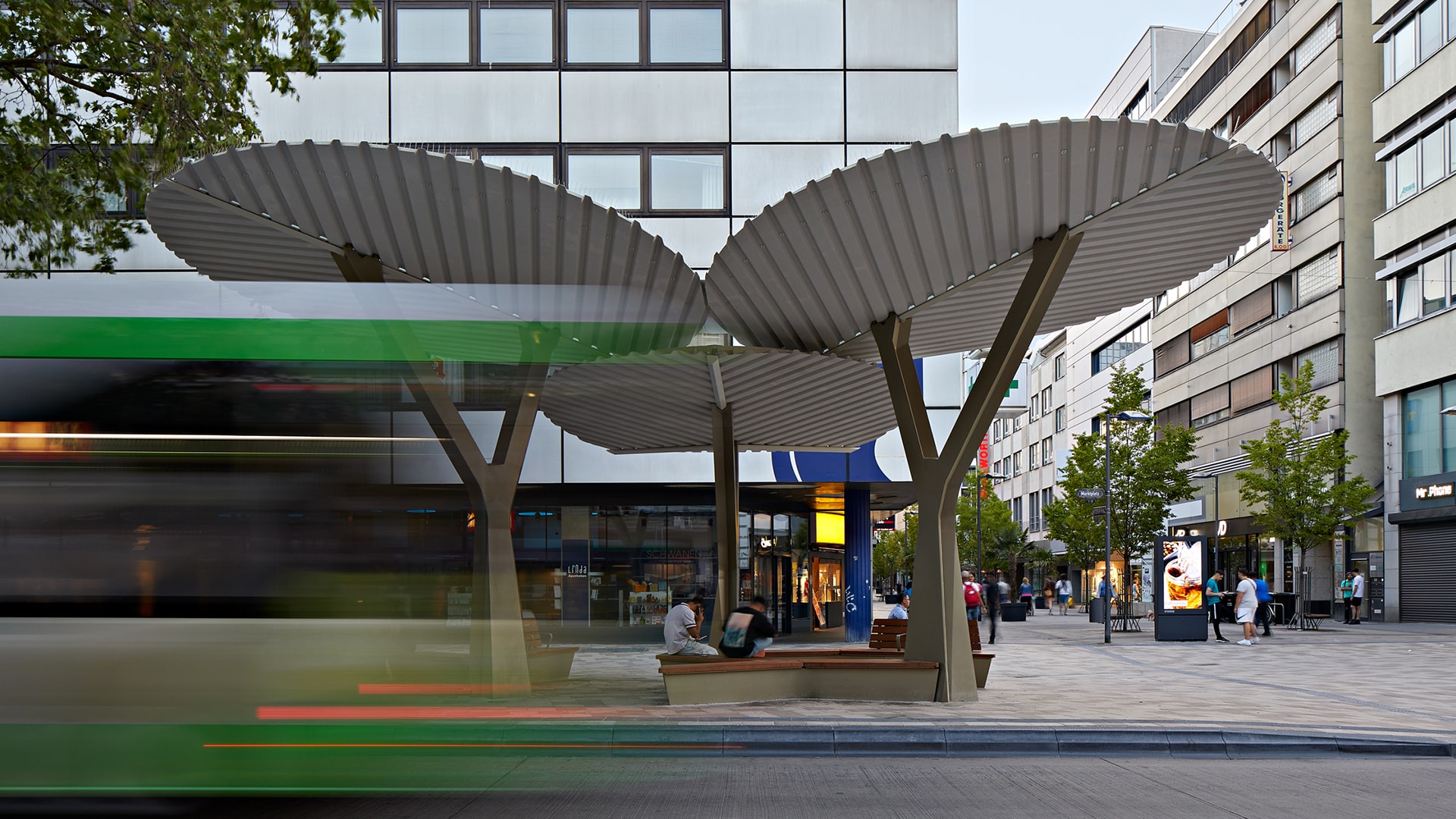 Offenbach Bus Station by Just Architekten