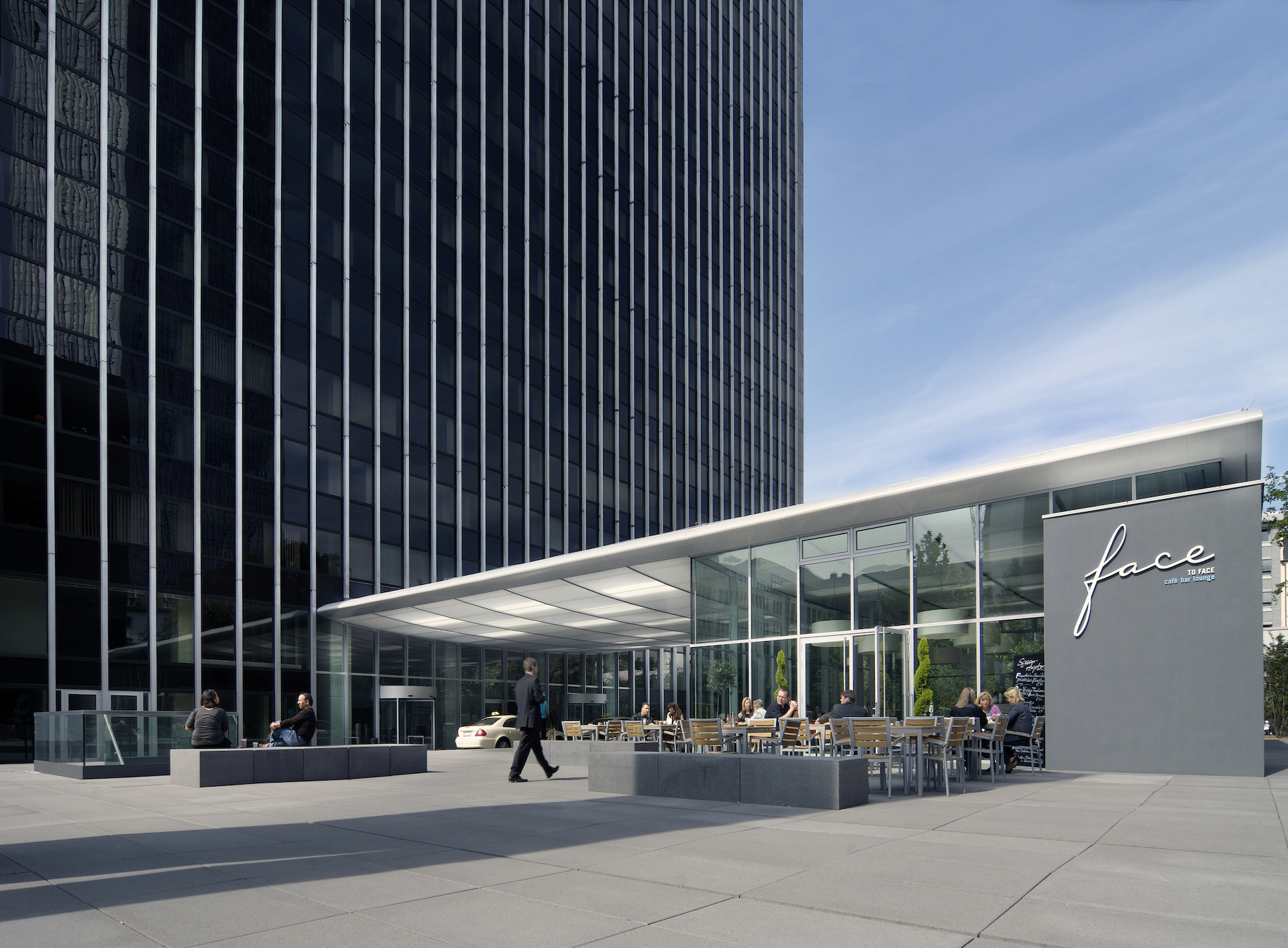 Canopy and Pavilion Expansion, Plaza Design for the Frankfurt Office Center